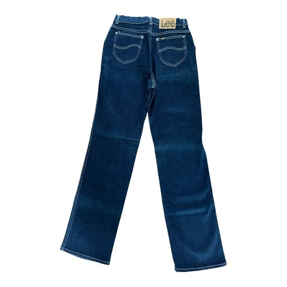 Lee American Vintage 80's High Waisted Dark Blue Jeans size 16 - Picture 4 of 11